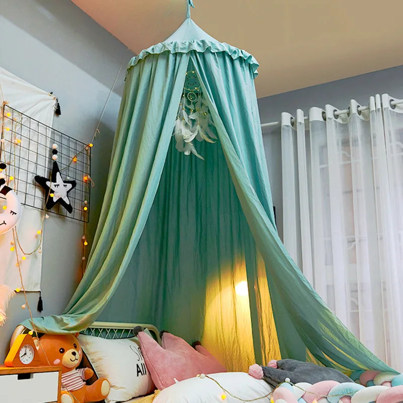 Ciel de lit bébé Excellent vert