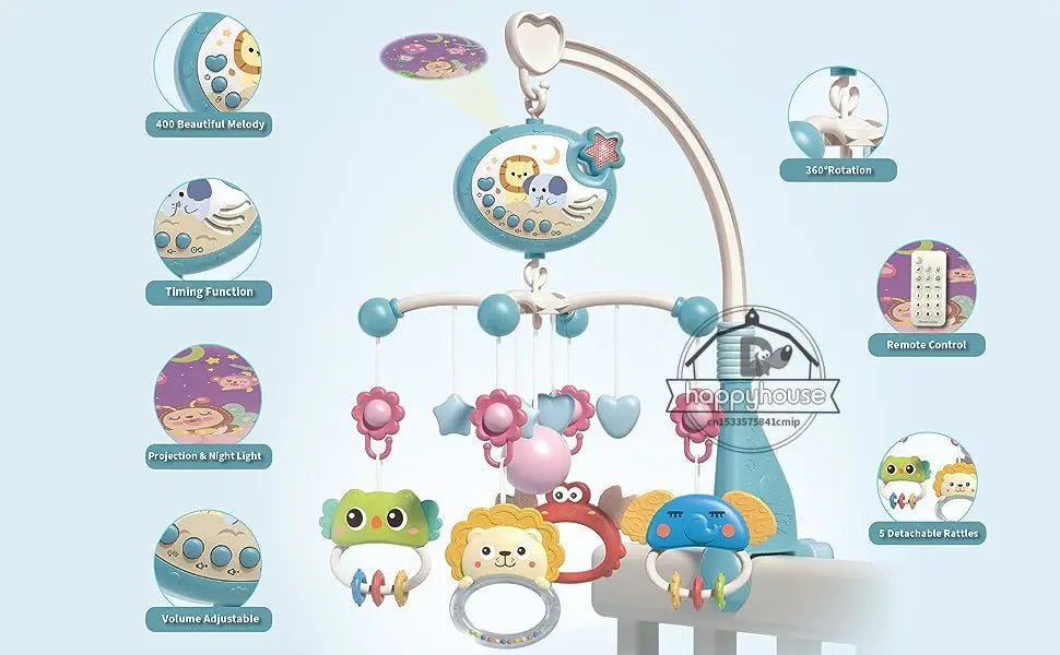 Mobile musical pour berceau de bébé Yokibo-13-idealechambredebb.com