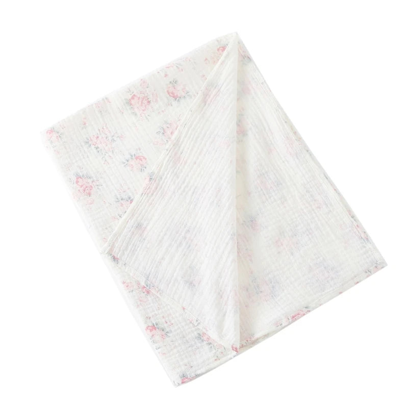 Couverture d'emmaillotage en coton pour bébé