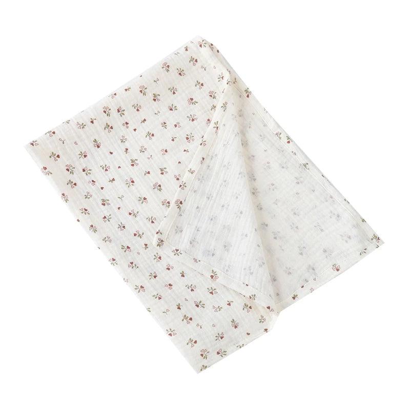 Couverture d'emmaillotage en coton pour bébé
