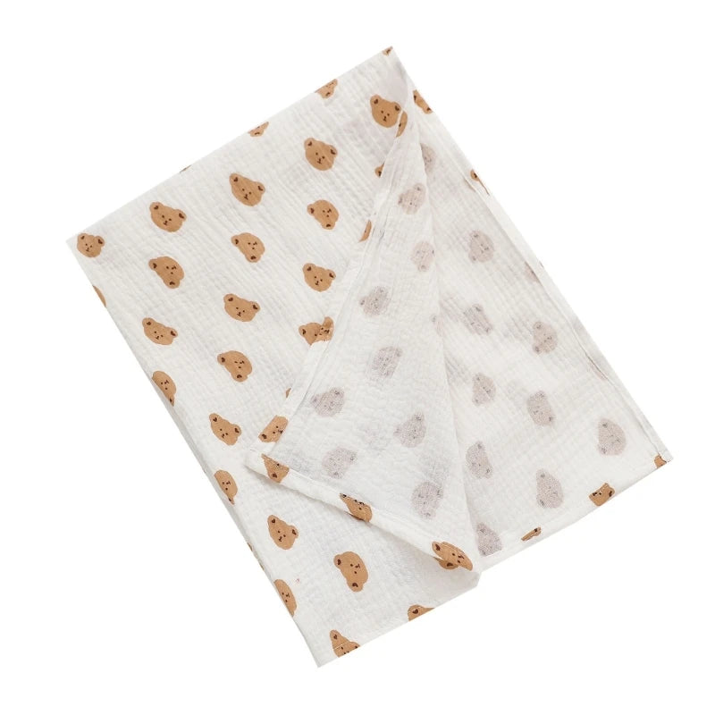 Couverture d'emmaillotage en coton pour bébé