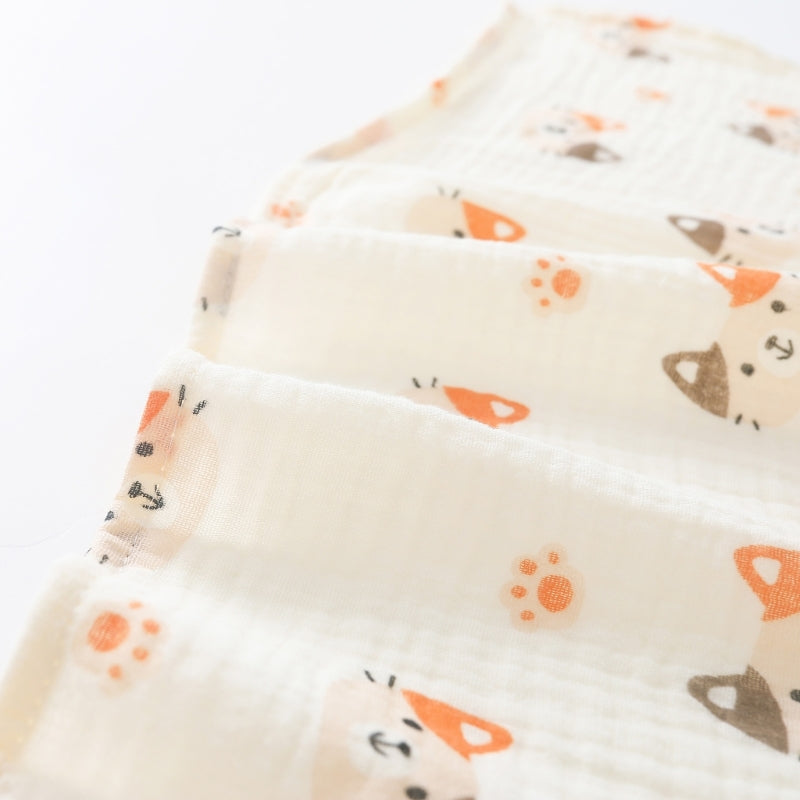 Couverture d'emmaillotage en coton pour bébé