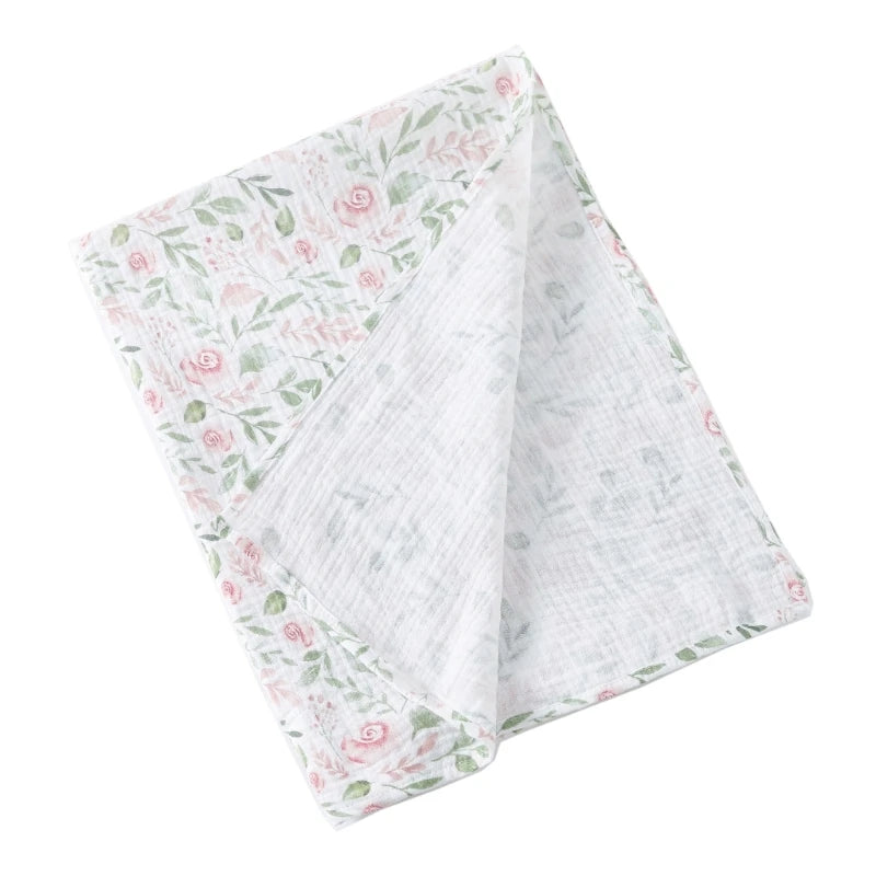 Couverture d'emmaillotage en coton pour bébé