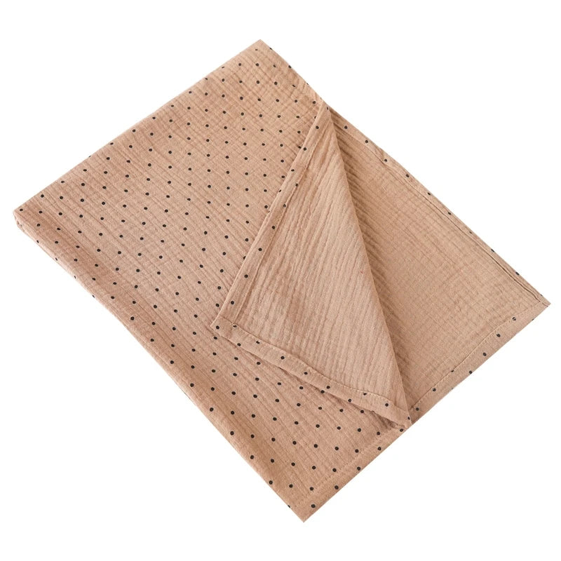Couverture d'emmaillotage en coton pour bébé