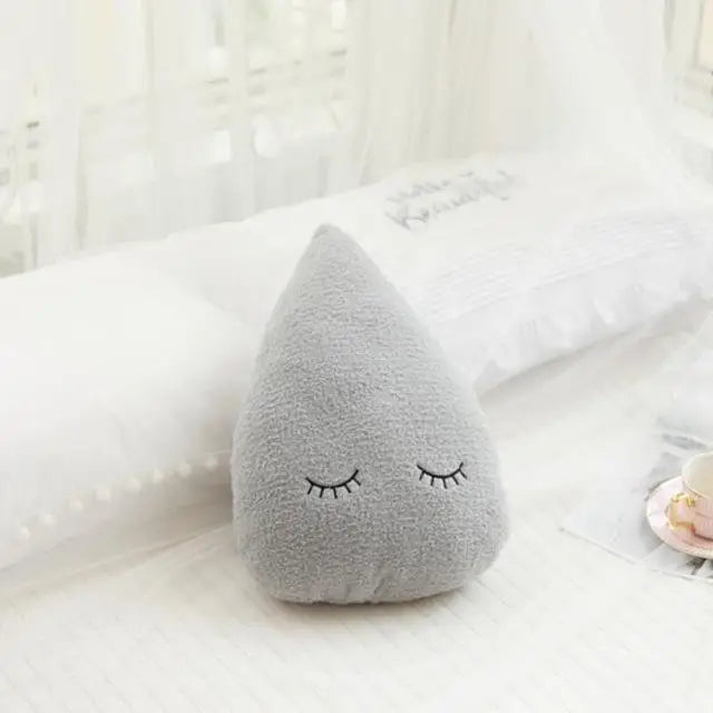 Coussin en peluche doux en forme de nuage