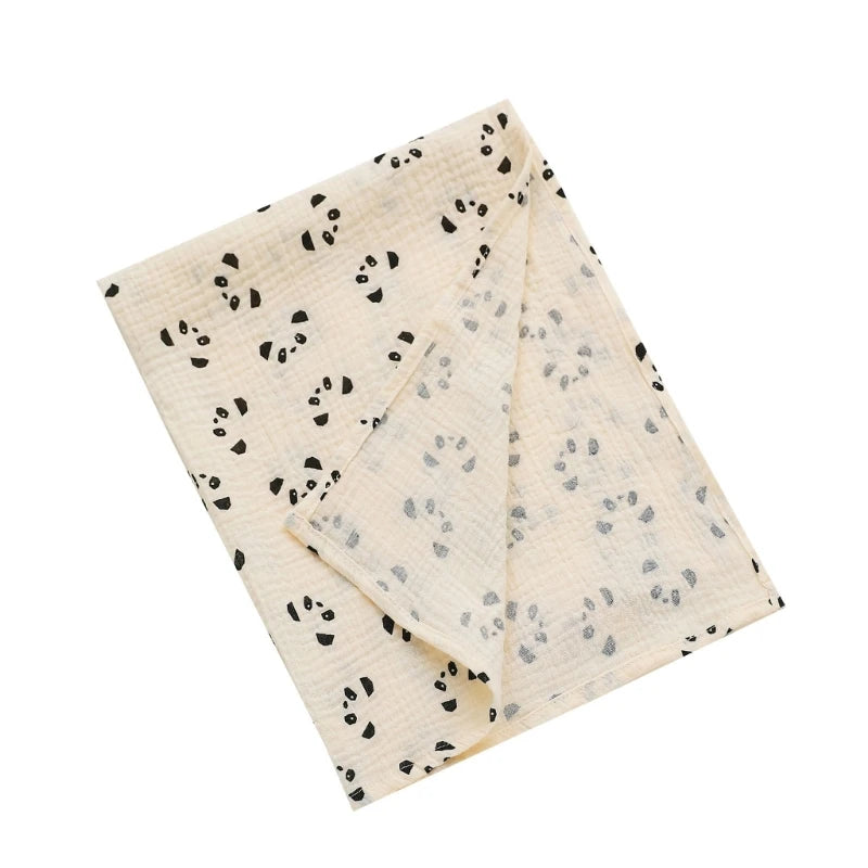 Couverture d'emmaillotage en coton pour bébé