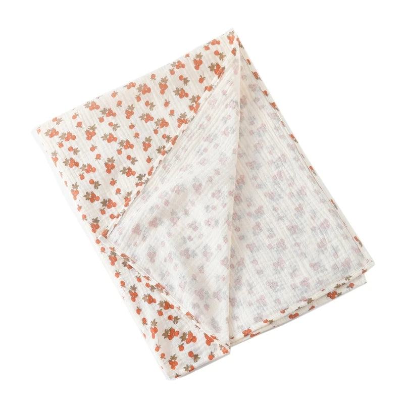 Couverture d'emmaillotage en coton pour bébé