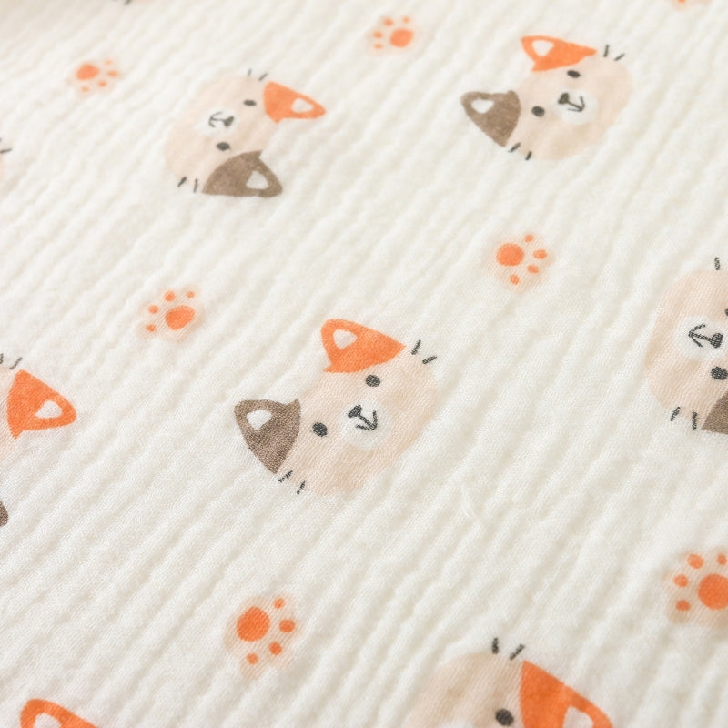 Couverture d'emmaillotage en coton pour bébé