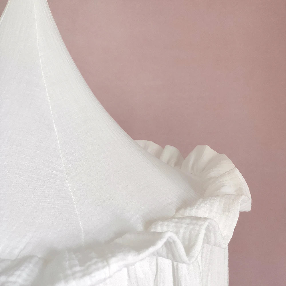 Ciel de lit bébé 100% coton - Chambre de Bébé Idéale