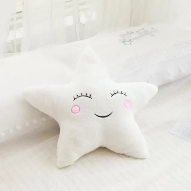 Coussin en peluche doux en forme de nuage - Chambre de Bébé Idéale