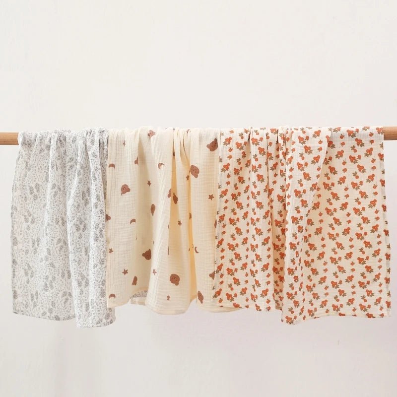 Couverture d'emmaillotage en coton pour bébé - Chambre de Bébé Idéale