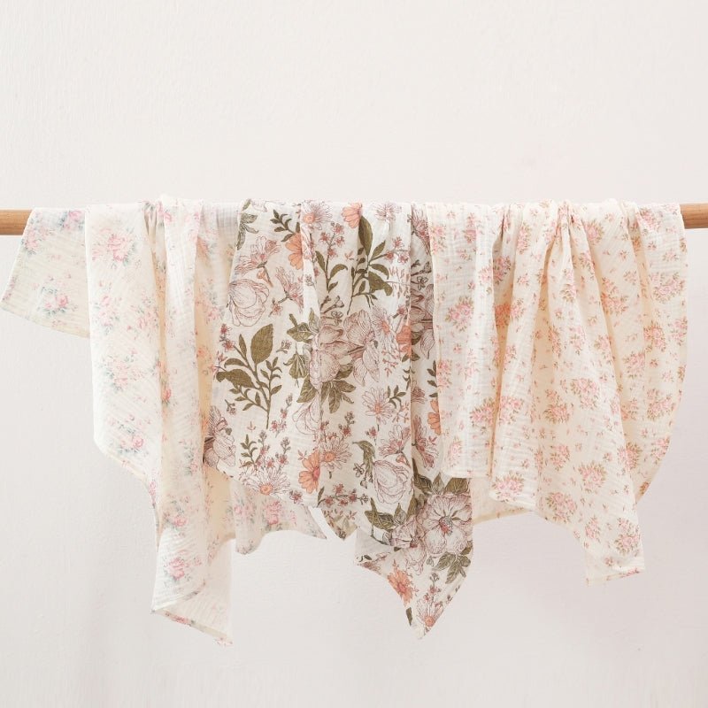Couverture d'emmaillotage en coton pour bébé - Chambre de Bébé Idéale