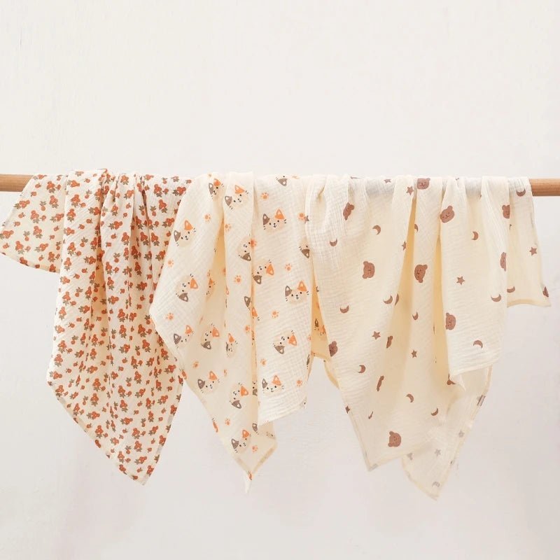 Couverture d'emmaillotage en coton pour bébé - Chambre de Bébé Idéale
