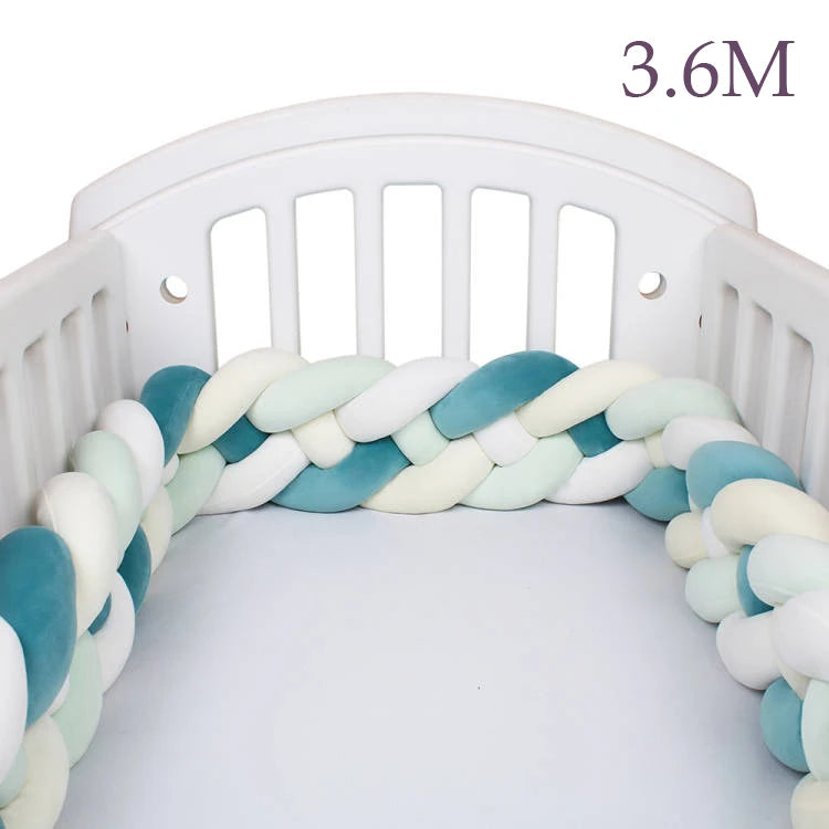 tour de lit respirant 3.6m bleu-idealechambredebb.com