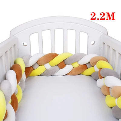 tour de lit respirant 2.2m jaune-idealechambredebb.com