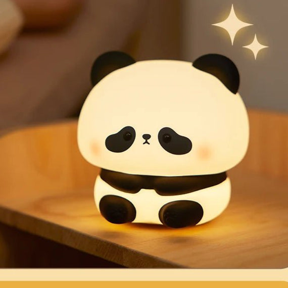 Veilleuse LED Panda en silicone - Chambre de Bébé Idéale