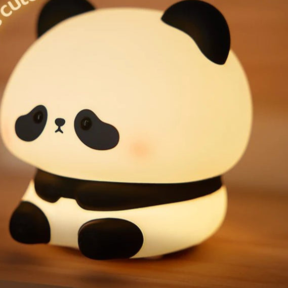 Veilleuse LED Panda en silicone - Chambre de Bébé Idéale