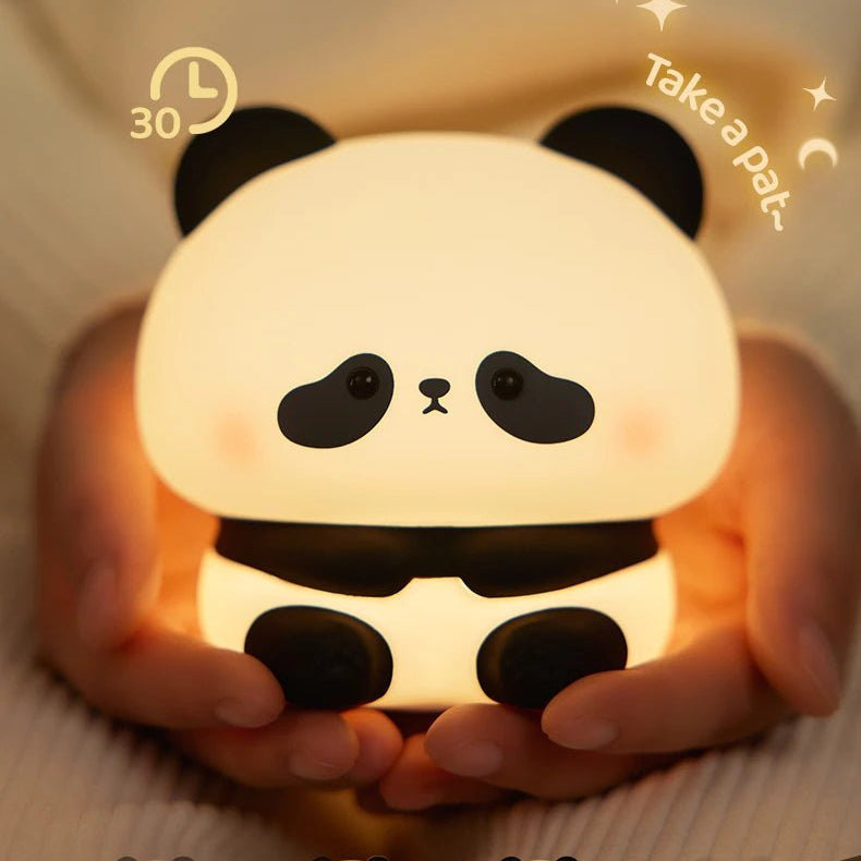 Veilleuse LED Panda en silicone - Chambre de Bébé Idéale