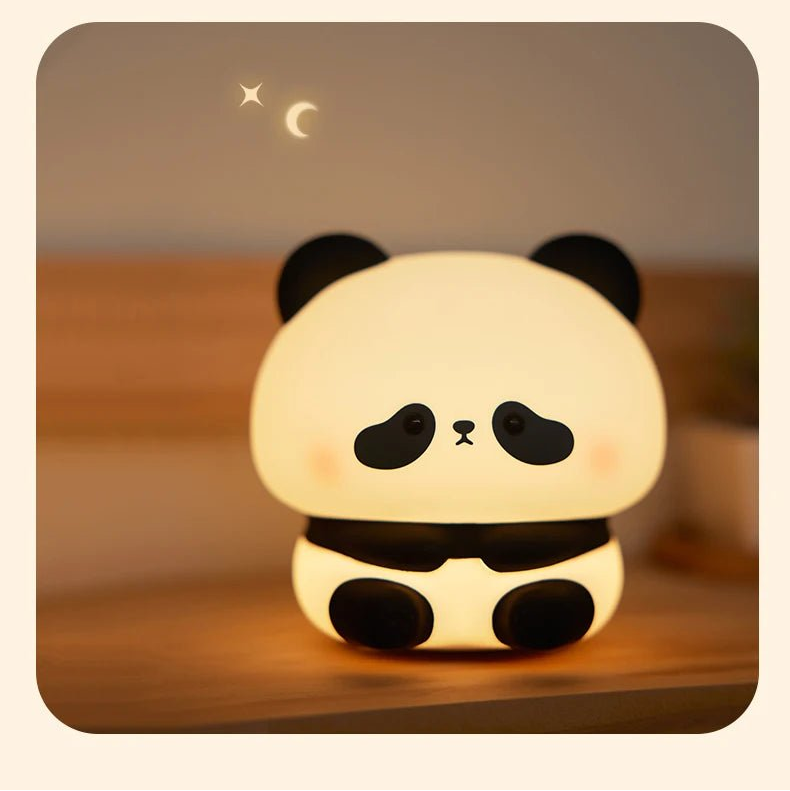 Veilleuse LED Panda en silicone - Chambre de Bébé Idéale