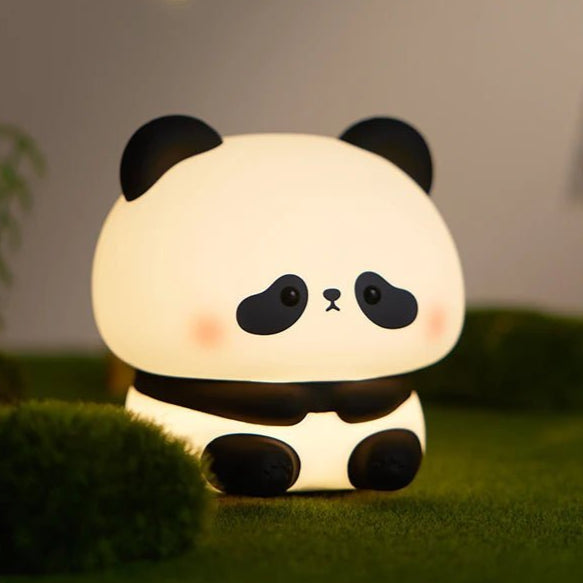 Veilleuse LED Panda en silicone - Chambre de Bébé Idéale