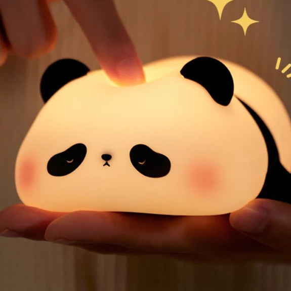Veilleuse LED Panda en silicone - Chambre de Bébé Idéale