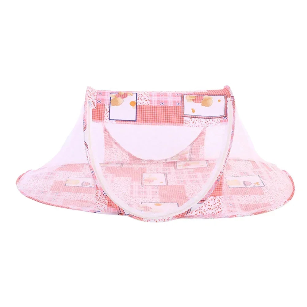 Moustiquaire lit Bébé Haute Densité rose 1