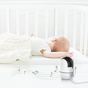 Berceuse et écoute bébé vidéo 5 pouces