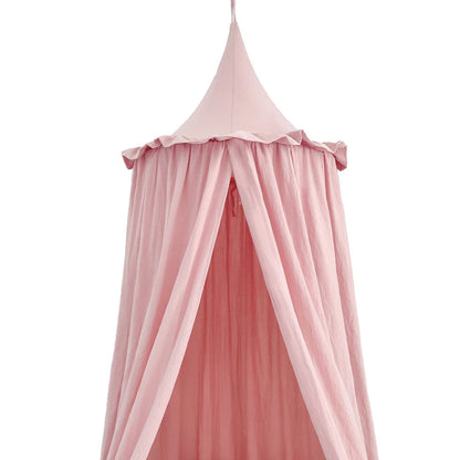 Ciel de lit bébé Admirable rose 5