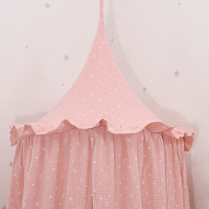 Ciel de lit bebe Magnifique rose clair 3