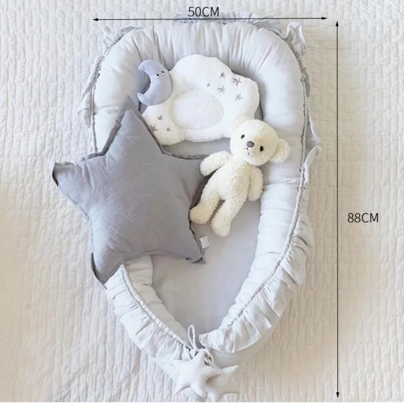 Cocon bebe amovible blanc