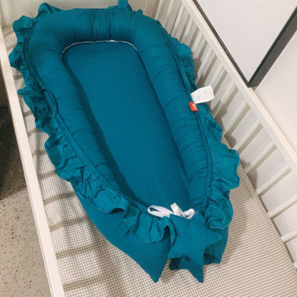 Cocon bebe amovible bleu doux 