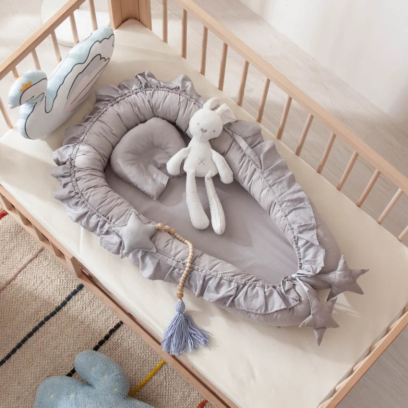 Cocon bebe amovible mauve clair