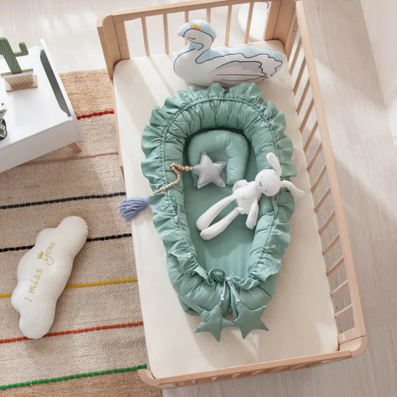 Cocon bebe amovible vert
