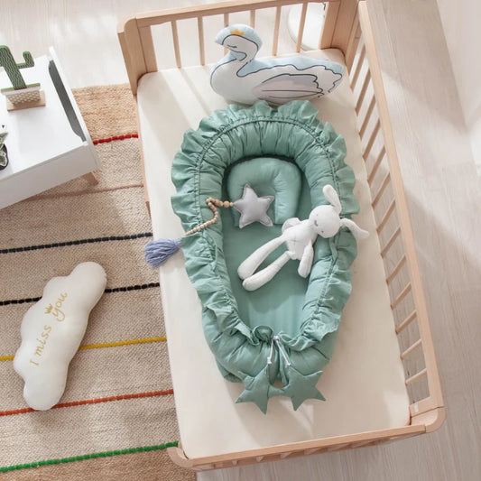 Cocon bebe amovible vert