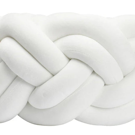 Contour de lit de bébé ultra-confortable blanc clair - idealechambredebb.com