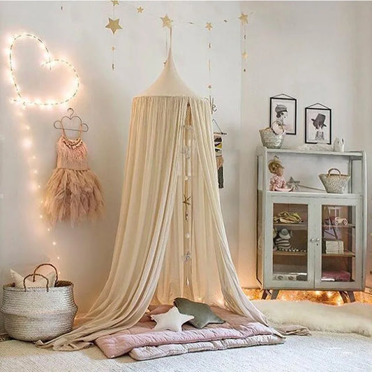 Moustiquaire bebe lit idéal beige