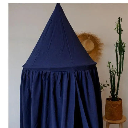 Moustiquaire bebe lit idéal bleu foncé 