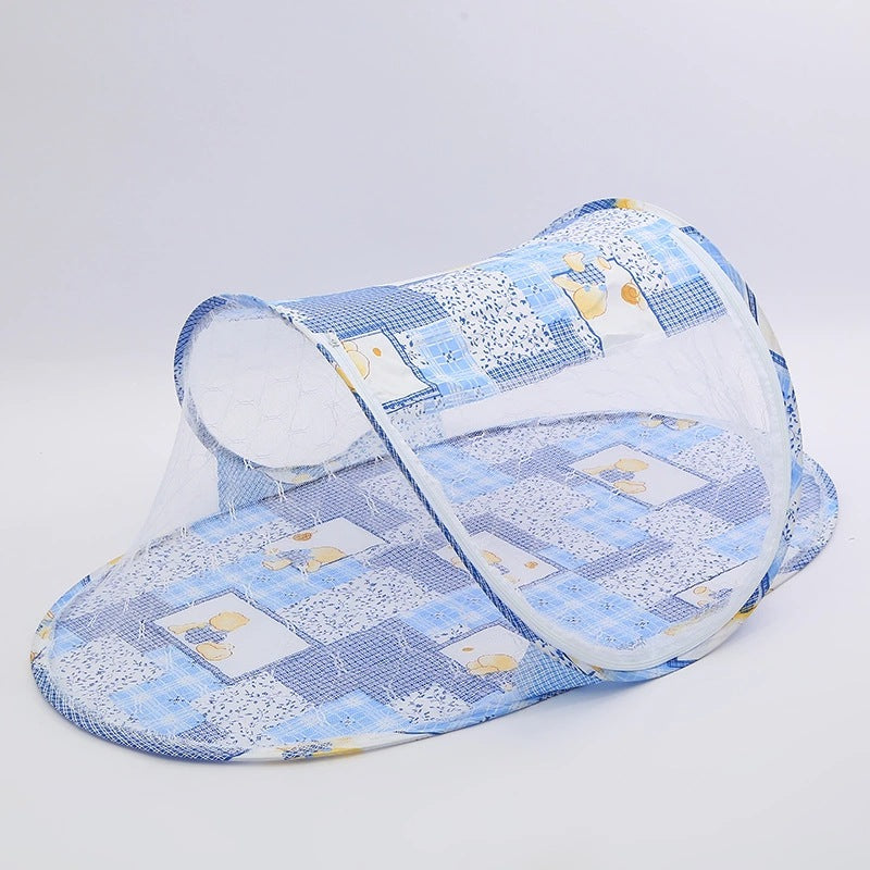 Moustiquaire lit Bebe Haute Densité bleu 3