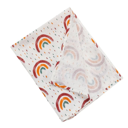 Couverture d'emmaillotage en coton pour bébé