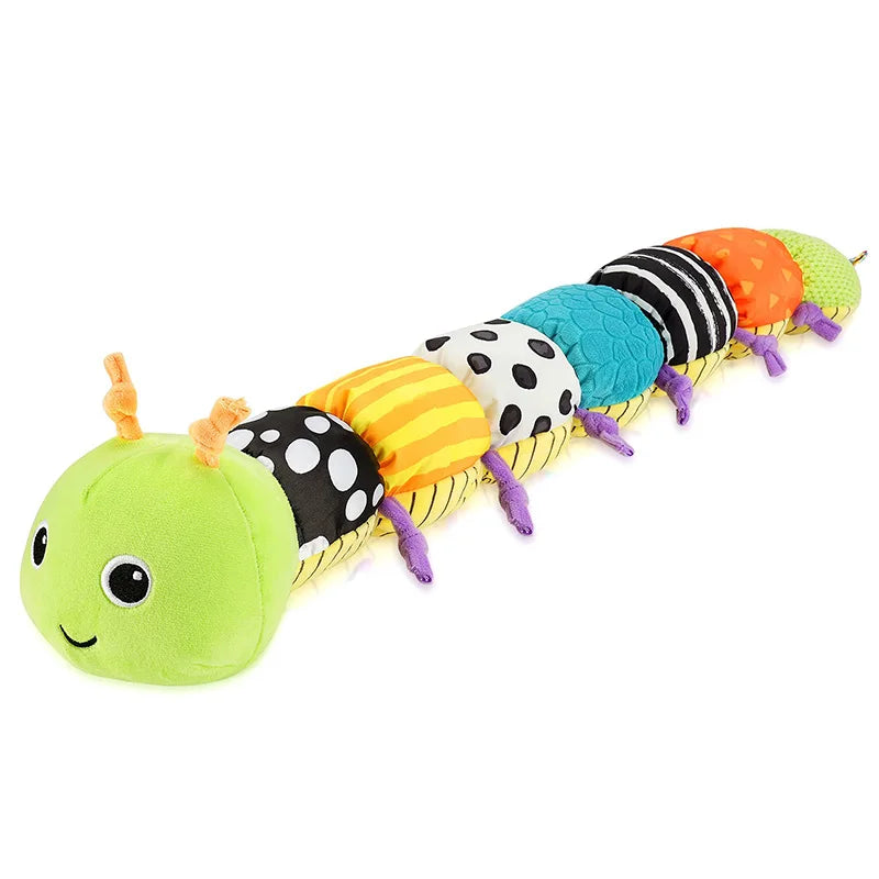 Mobile musicale pour bébé en peluche-chenille