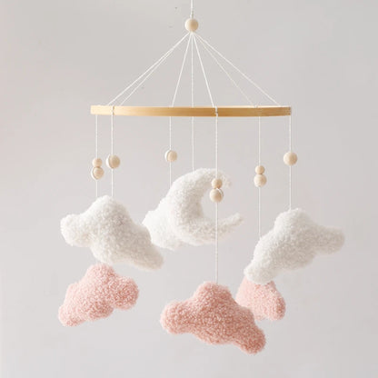 Mobile en bois pour berceau de bébé