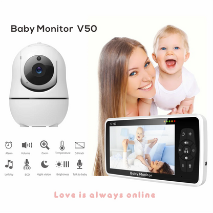 Berceuse et écoute bébé vidéo 5 pouces