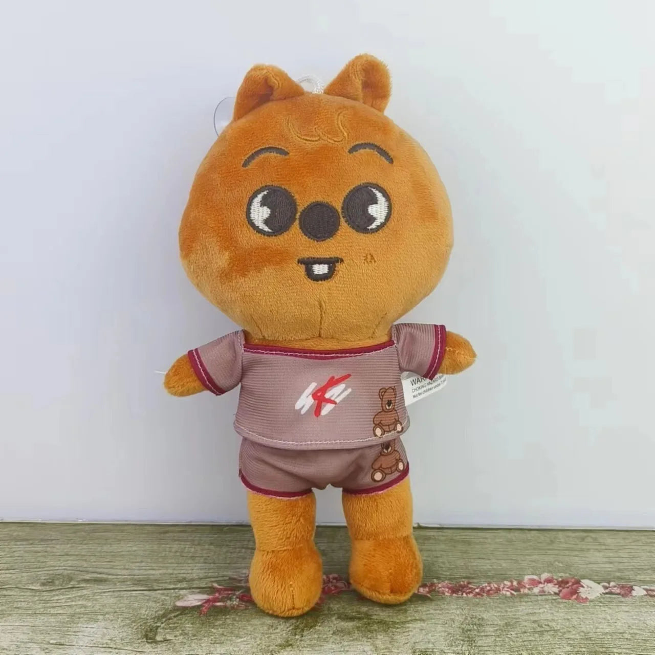 Peluche bébé en porte-clés