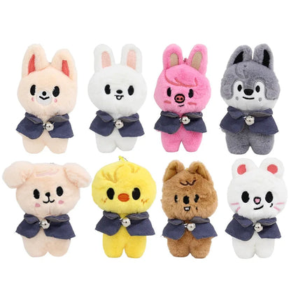 Peluche bébé en porte-clés