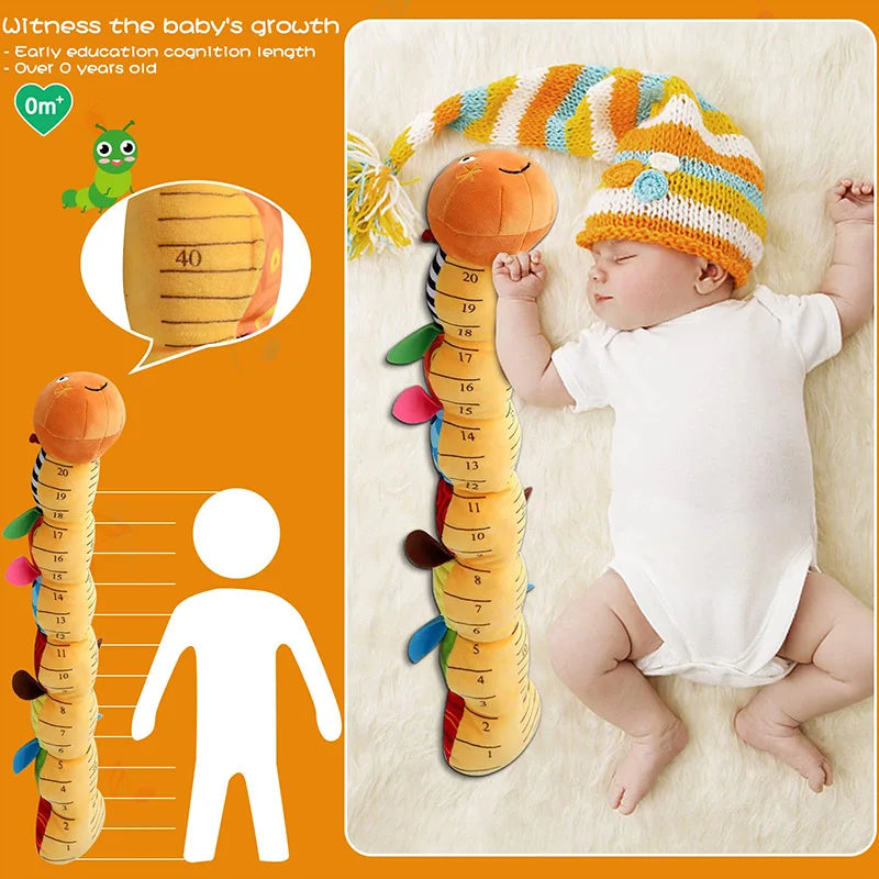 Mobile musicale pour bébé en peluche-chenille