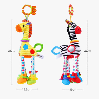 Mobile musicale pour bébé en peluche-chenille