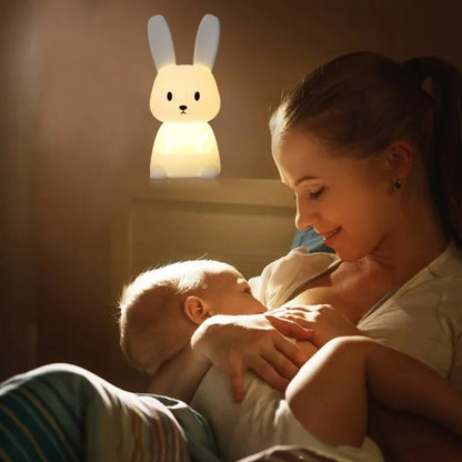 Veilleuse bébé LED en silicone