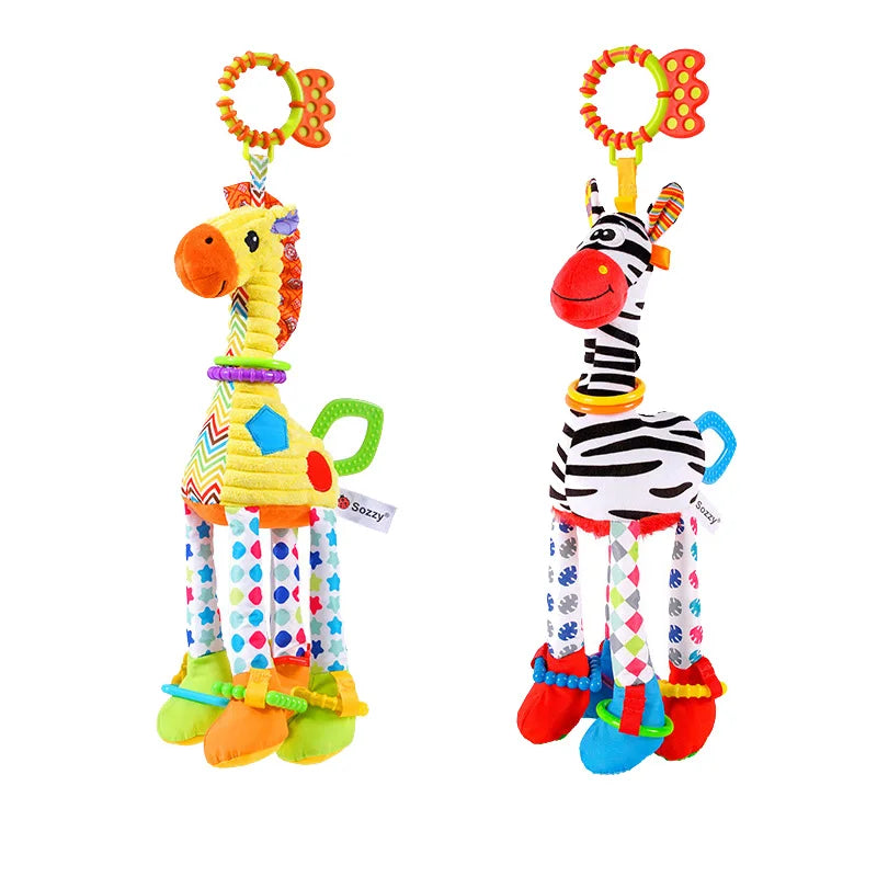 Mobile musicale pour bébé en peluche-chenille