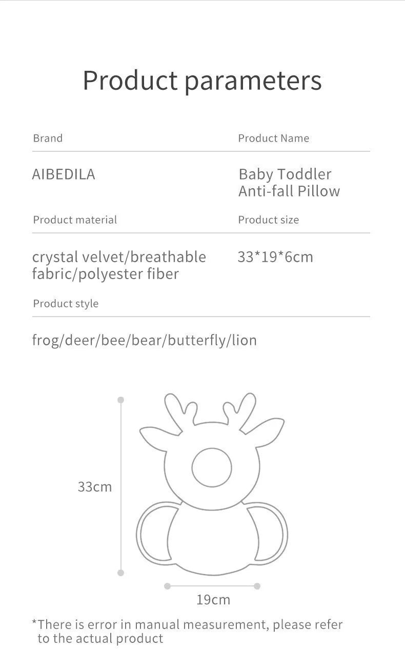 AIBEDILA Coussins de protection pour la tête de bébé