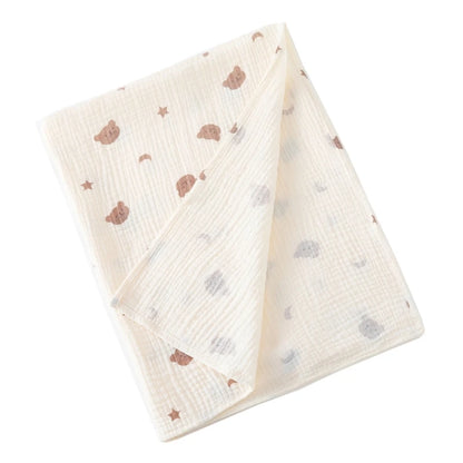 Couverture d'emmaillotage en coton pour bébé